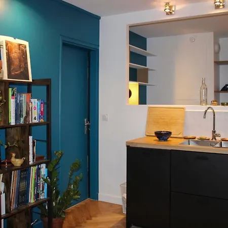 Appartement New Cocoon With Garden Near Buttes-chaumont *